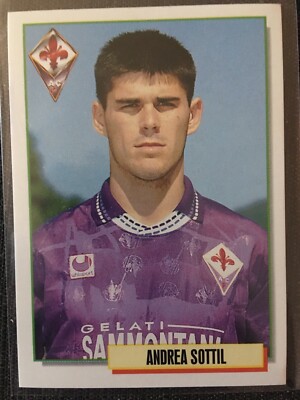 CARD MERLIN FOOTBALL 95 ROOKIE ANDREA SOTTIL FIORENTINA # 74 PSA NO PANINI MINT