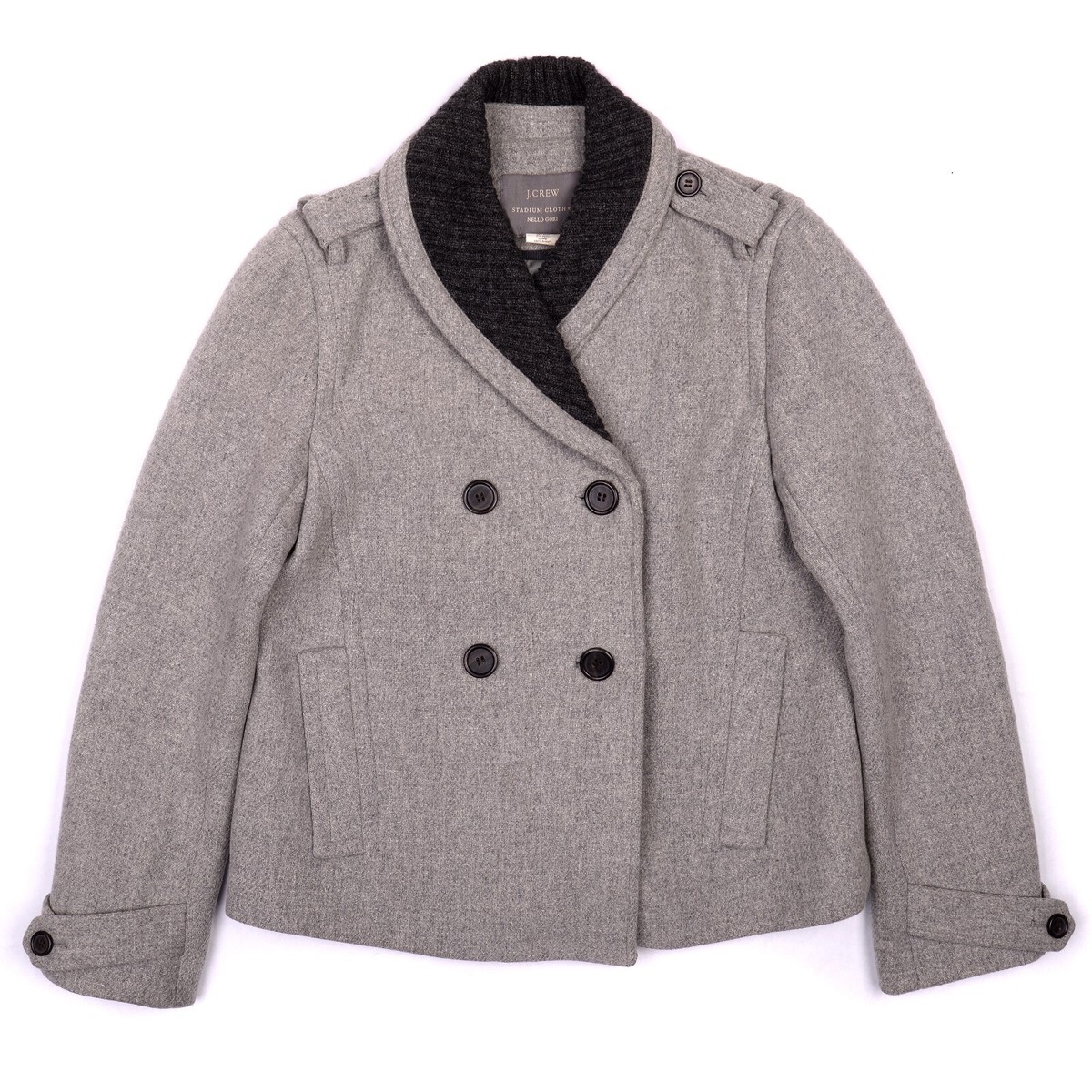 J.Crew Stadium Cloth Nello Gori Wool Double Breasted Sasha