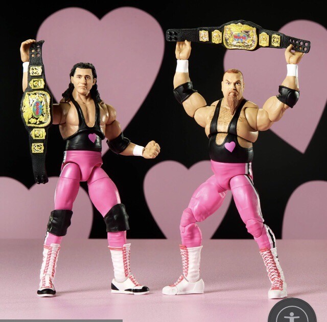 アメコミ HART FOUNDATION WWE Coliseum Collection Hart Foundation Ultimate Edition Figures