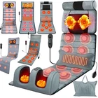 Full Body Electric Massage Mat w/Heat Vibration Massage Pad Cushion Back Massage