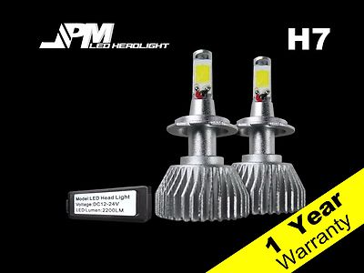 30W H7 LED Low Beam Bulb 6500K White High Power for Subaru 06-07 B9 Tribeca