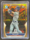 2023 Bowman Draft Sapphire Max Clark Chrome Gold Refractor 1st Prospect #1/50