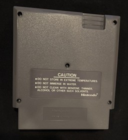 Nintendo Slalom (NES) Sports Series Skiing/Snowboarding Game, NTSC Authentic