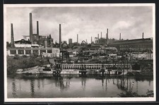 Saarbrücken, Ansichtskarte, Teilansicht der Burbacher Hütte 