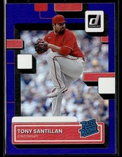 2022 Donruss Optic #31 Tony Santillan Holo Purple RC Baseball Card 3801L