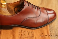 Edward Green Brown Leather Oxford Shoes Mens UK 6.5 US 7 EU 40.5