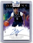 2021-22 Panini Origins Ziaire Williams Rookie Autographs Purple FOTL /49