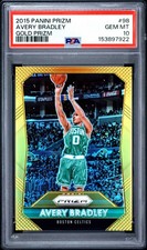 2015 Panini Prizm #98 Avery Bradley Gold Prizm /10 PSA 10 Gem Mint POP 1
