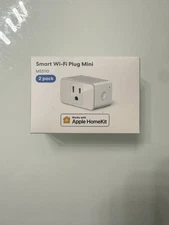 Meross Smart Wi-Fi Plug Mini 2 Pack MSS110 US, Version 7.0 White Color