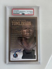 LaDainian Tomlinson Signed Autographed 2017 Hall of Fame Bust Postcard | 101/150