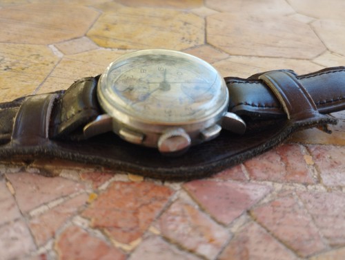 Chronographe Vénus 170 militaire mécanique excellent état - Imagen 4 de 9