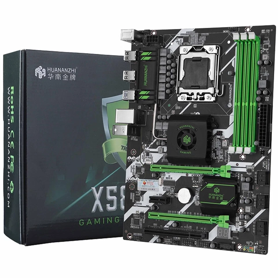 Placa Base ATX X58 Deluxe LGA1366 LGA 1366 3 X DDR3 Máx 48GB Xeon I7-920 - Imagen 3 de 4