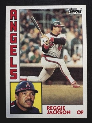 1984 Topps - Reggie Jackson #100-California Angels Baseball Card