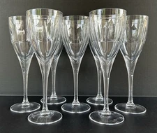 Johanna Grawunder For Mikasa Jazz Wine Glasses Water Goblets 9 5/8” Set of 7