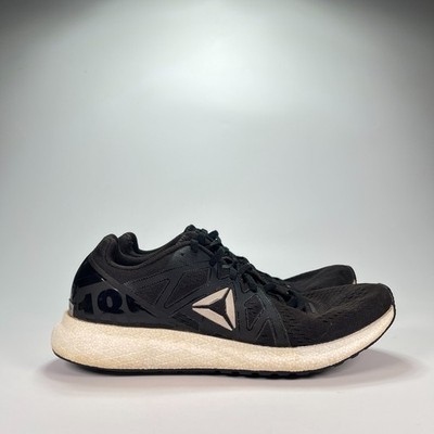 Reebok Forever Floatride Energy Black Running Shoes Lace Up DV6505 Mens Size 8.5