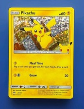 W W 25th Anniversary Pikachu Holo McDonald  s Pokemon Card Rare Holo Card 25/25