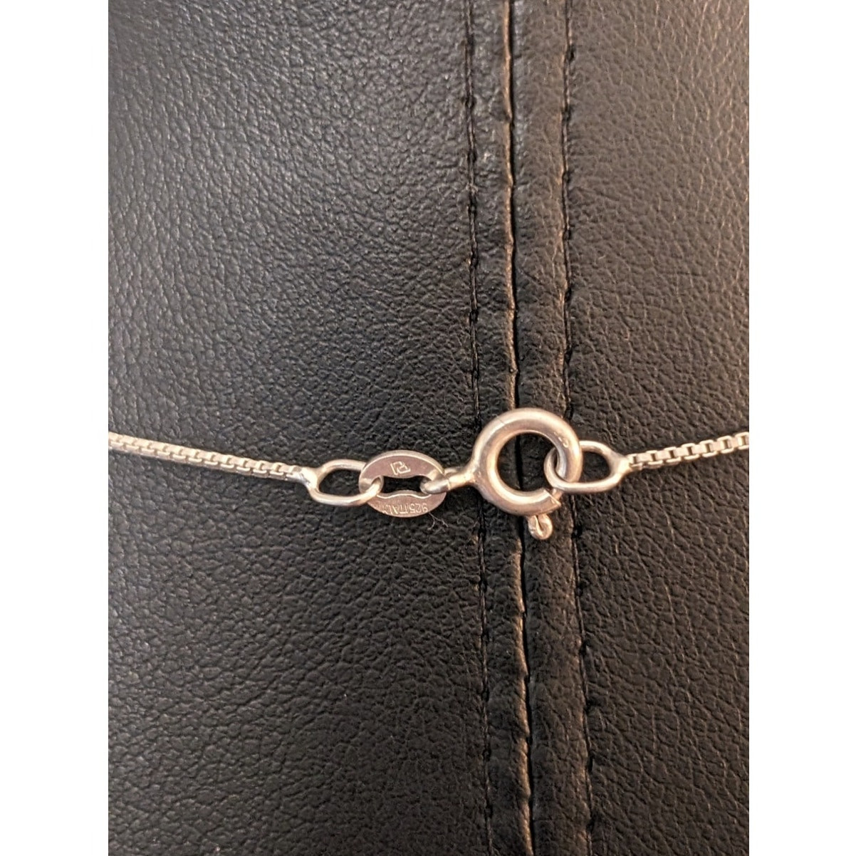 ELLE Signed Tested Ruby Cross Sterling Silver Pen… - image 4