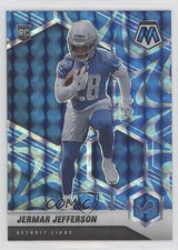 2021 Panini Mosaic Rookies Reactive Blue Mosaic Prizm Jermar Jefferson #375 fm0