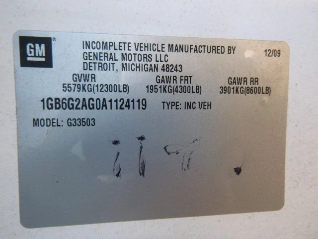 Chevrolet Express 3500 2010 caja cerebral motor 6,0 L 5845 Foto 4 de 4