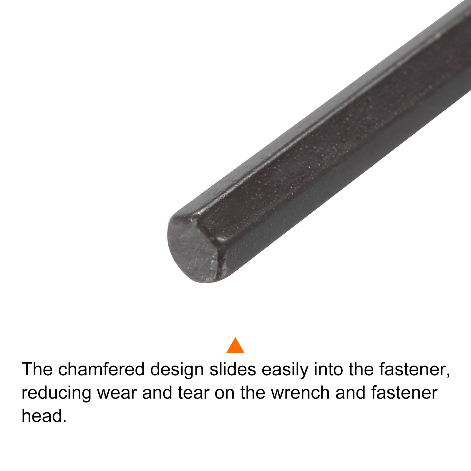 2pcs H2 T-Handle Hex Key Wrench 2mm S2 Steel T-Key Inner Hexagon Spanner