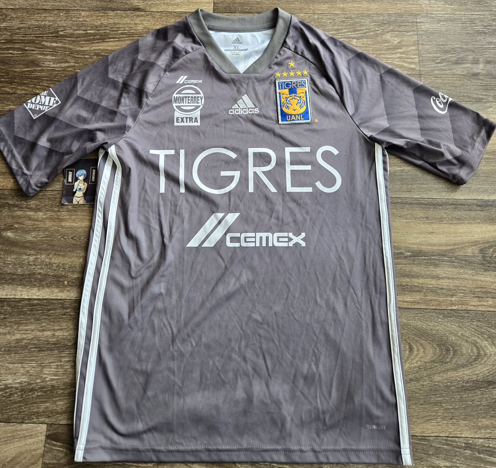 Adidas Tigres UANL 2018 Third Futbol Soccer Jersey Youth Kids Size
