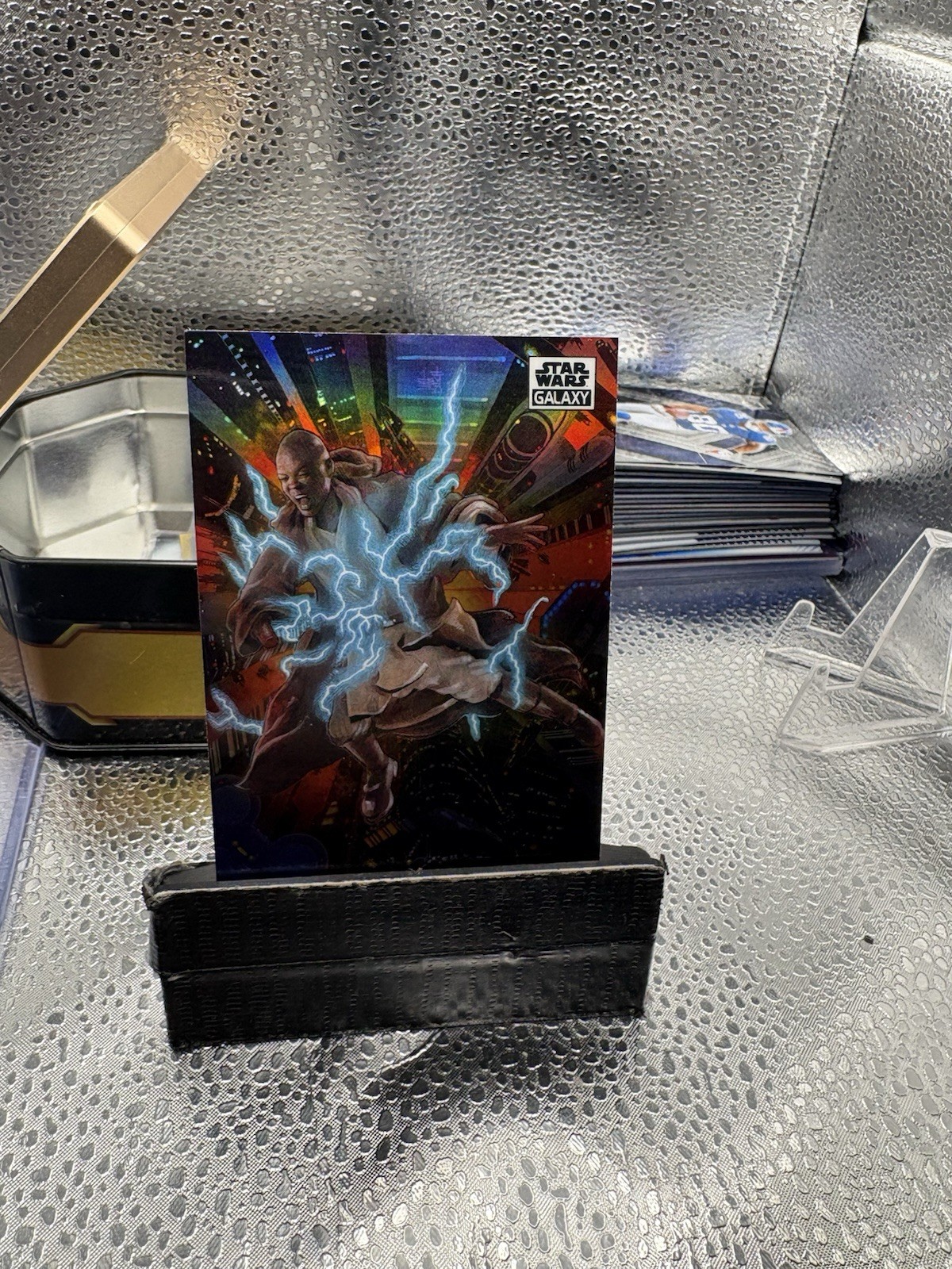 Fall of a Jedi - 2021 Topps Chrome Star Wars Galaxy #72 Refractor
