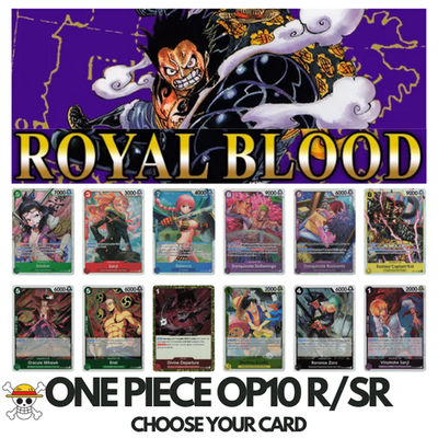 One Piece Choose Your Card OP10 Royal Blood Rare & SR English Near Mint  English | eBay