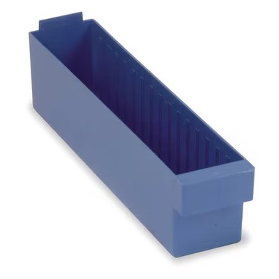 Quantum Storage Systems Qed604bl Drawer Storage Bin, High Impact Polystyrene,