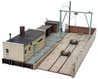 HO Scale Buildings - 10.220 - Small wharf (complete kit) unpainted resin kit,