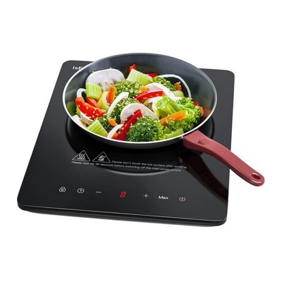 Induktionskochplatte WQ-8010, IsEasy Induktionskochfeld 1 Platte 2100W, 28cm