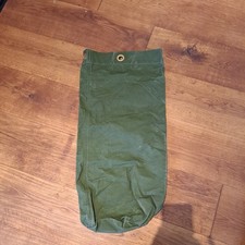 British Army Issue Heavy Duty Canvas Duffle Kit Bag green vintage