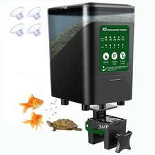 Large Automatic Fish Feeder, 14 Fl.Oz Patented Revolutionary Design Aquarium ...