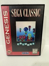 Columns (Sega Genesis, 1990) Good Condition No Manual Tested And Working