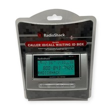 Radio Shack Caller ID Call Waiting ID Box Silver New In SEALED Package Backlight