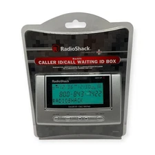 Radio Shack Caller ID Call Waiting ID Box Silver New In SEALED Package Backlight