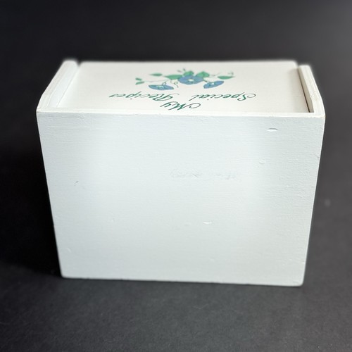 Caja de recetas de colección tarjetas cocina campo pollo ganso floral abuela casa de campo núcleo - Imagen 4 de 13