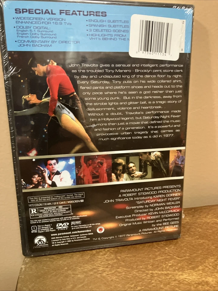 Saturday Night Fever DVD 25th Anniversary Edition Widescreen Collection - Imagem 2 de 2