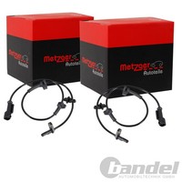 2X Metzger ABS-SENSOR Raddrehzal Vorne Links+Rechts Passend FüR Ford Fiesta