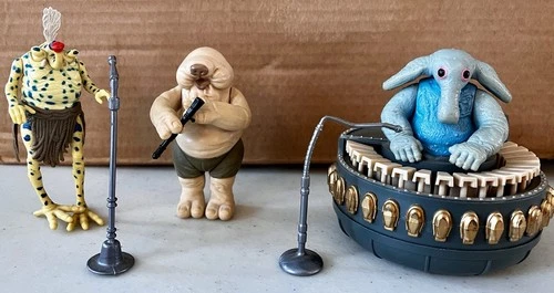 VINTAGE STAR WARS 1983 KENNER SY SNOOTLES AND THE MAX REBO BAND COMPLETE SET