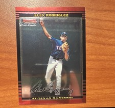 Bowman Chrome 2002 Alex Rodriguez #3 Texas Rangers Baseball Base Set Card