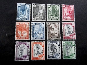 nystamps British Aden Quaiti State of Shihr & Mukalla Stamp #29-40 MOGH L10y1420