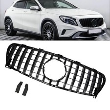 K&uuml;hlergitter K&uuml;hlergrill Front Grill ohne Emblem f&uuml;r Mercedes GLA X156 ab 2017
