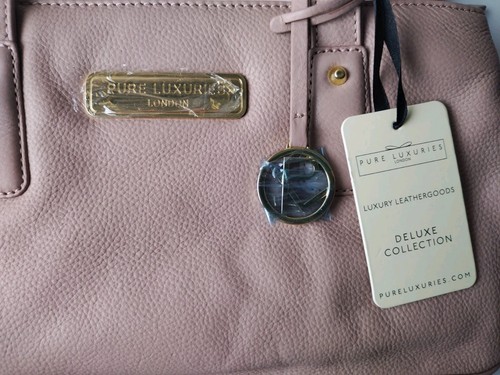 Echt Leder Handtasche Pure Luxuries London Blush Pink Neu Mit Etikett - Bild 3 von 7