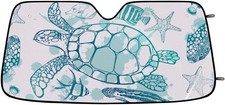 Visor for Windshield Shade, Shade Front Windshield, Shield Sun P Color: Turtle