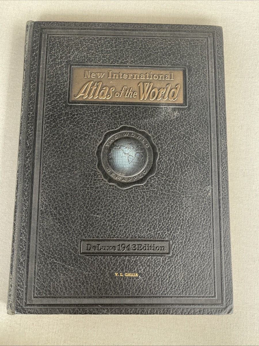 Deluxe 1943 War Edition New International Atlas of the World HC