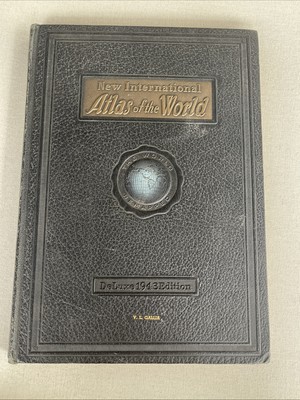 Deluxe 1943 War Edition New International Atlas of the World HC