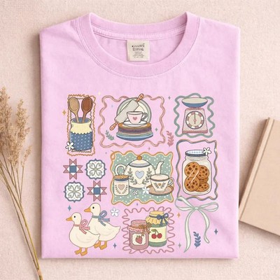 Coquette Kitchen Cute Comfort T-Shirt Aesthetic Style