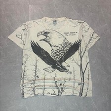 1990's Bald eagle All over print tee #nature