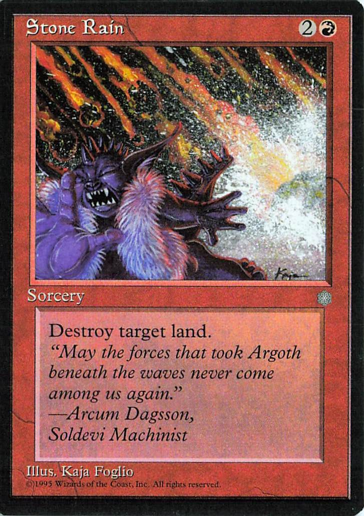 Stone Rain Common Ice Age Magic: The Gathering Near Mint/LP