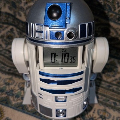 Star Wars R2D2 Action Alarm Clock Good Condition | eBay